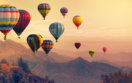 content inspiration from hot air balloons in sky